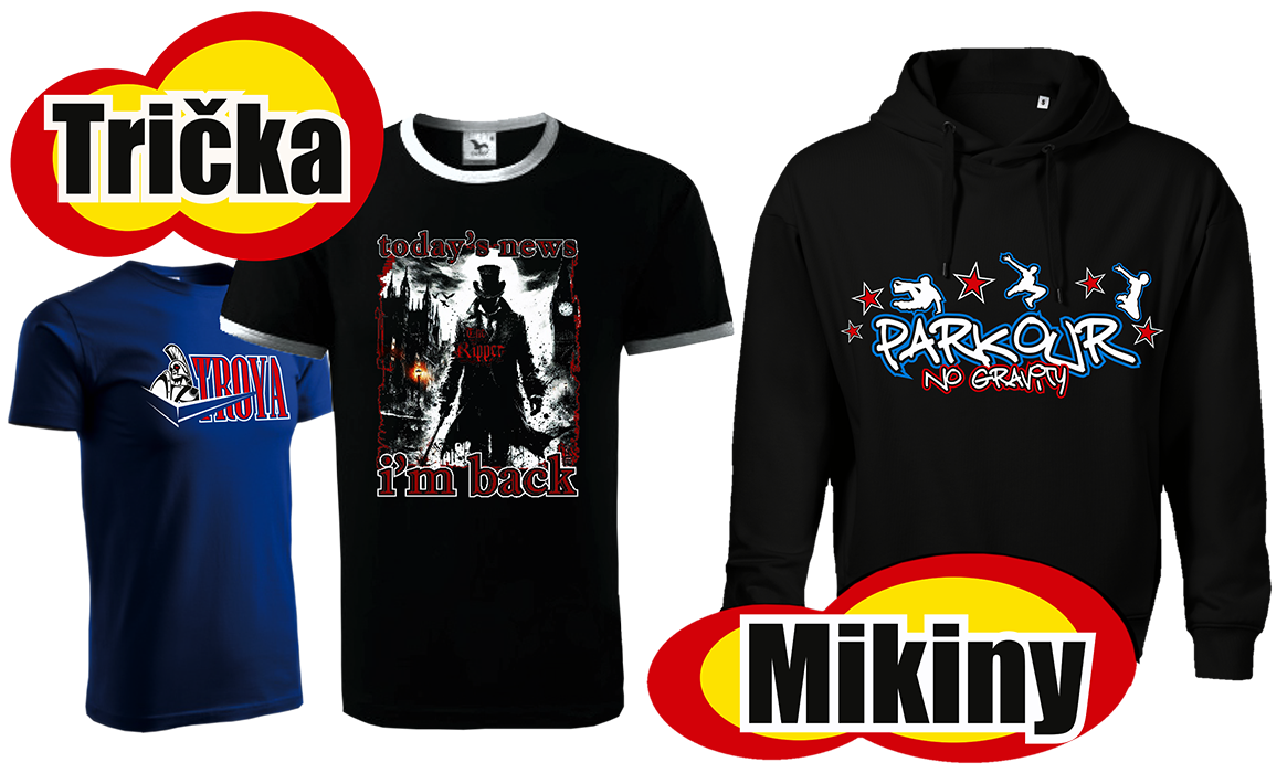 TROYA Design Tricka a mikiny 1